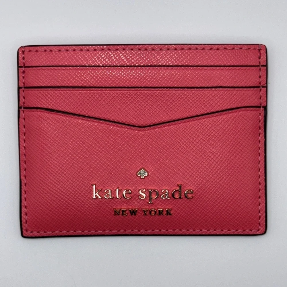KATE SPADE Madison Pink Slim ID Card Holder